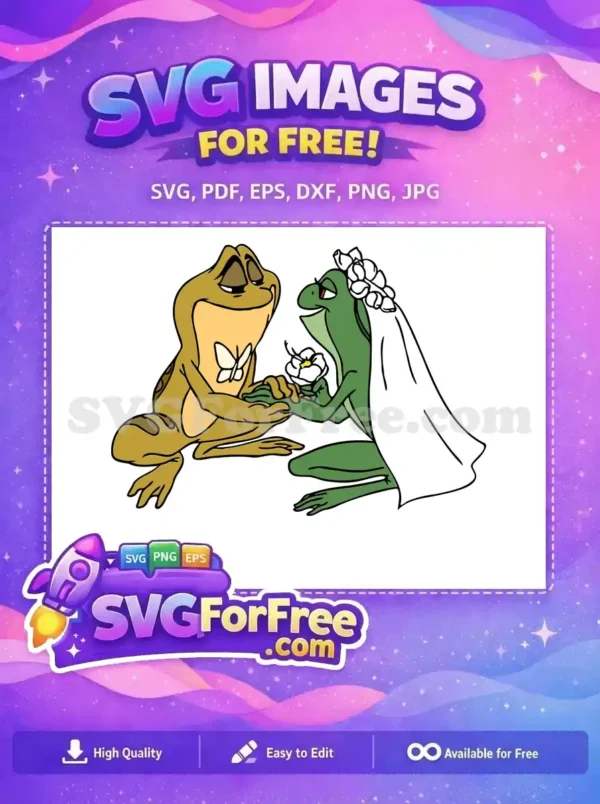 Free Expressive Frogs Free Wedding Dress Princess And Frog Free SVG Free Expressive Frogs Free Wedding Dress Princess And Frog Free SVG