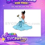 Free Elegant Gown Free Frog Princess Tiana Free SVG - Instant Download