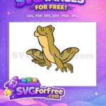 Free Frog Prince Gold Free Upward Pose Tiana Free SVG - Instant Download