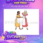Free Baking Tiana Free Charlotte La Bouff Princess Free SVG - Instant Download