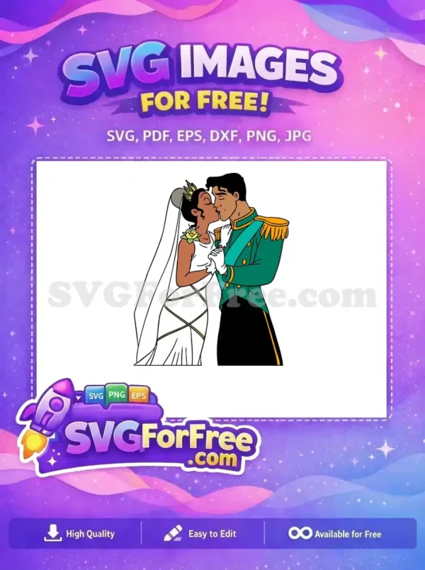 Free Kissing Scene Free Princess Tiara Princess and the Frog Free SVG Free Kissing Scene Free Princess Tiara Princess and the Frog Free SVG