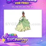 Free Smiling Tiana Free Princess Dress The Princess Free SVG 1 - Instant Download