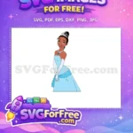 Free Smiling Tiana Free Princess Dress The Princess Free SVG 2 - Instant Download