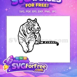 Free Black Stripes Free Tiger Silhouette Cartoon Free SVG Free Black Stripes Free Tiger Silhouette Cartoon Free SVG