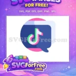 Free Pink Border Free Green Logo TikTok Free SVG - Instant Download