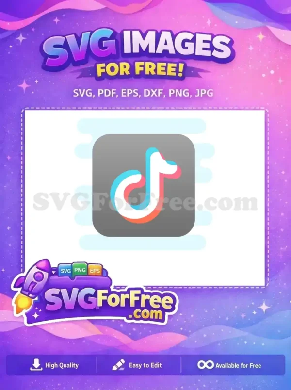 Free Blue Pink Line Free TikTok Icon Free SVG Free Blue Pink Line Free TikTok Icon Free SVG