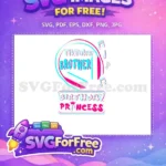 Free Brother Birthday Free Princess Tiara TikTok Free SVG - Instant Download