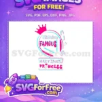 Free Pink Crown Free Birthday Princess TikTok Free SVG - Instant Download