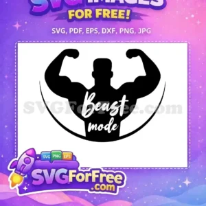 Free Black Silhouette Free Bodybuilding Man TikTok Free SVG