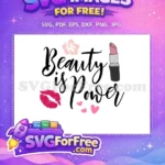 Free Beauty Quote Free Pink Lips TikTok Free SVG - Instant Download