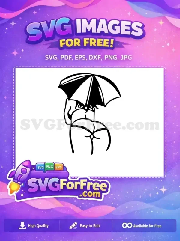 Free Woman Backside Free Umbrella View TikTok Free SVG Free Woman Backside Free Umbrella View TikTok Free SVG