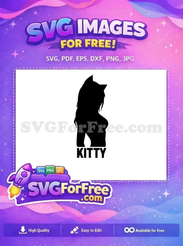 Free Cat Ears Free Silhouette Kitty TikTok Free SVG Free Cat Ears Free Silhouette Kitty TikTok Free SVG