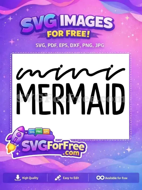 Free Mini Mermaid Free TikTok SVG Free SVG Free Mini Mermaid Free TikTok SVG Free SVG