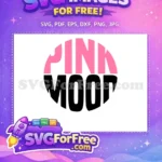 Free Pink Letters Free Black Letters Pink Mood Free SVG - Instant Download