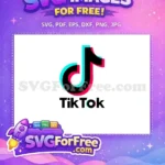 Free Cyan Detail Free Magenta Detail TikTok Free SVG 3 - Instant Download