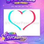 Free Cyan Swirl Free Pink Swirl TikTok Free SVG - Instant Download