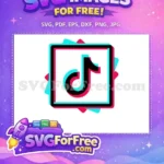Free Cyan Accents Free Magenta Lines TikTok Free SVG - Instant Download
