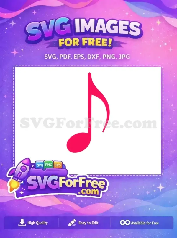 Free Pink Music Note Free Simple Design TikTok Free SVG Free Pink Music Note Free Simple Design TikTok Free SVG