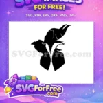 Free Maleficent Horned Profile Free Majestic Raven Companion Sleeping Beauty Villain Free SVG - Instant Download