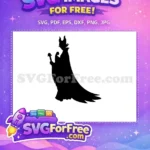 Free Horned Evil Free Staff Dark Robe Disney Villain Maleficent Free SVG - Instant Download