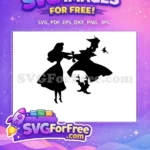 Free Aurora Dancing Free Prince Philip Silhouette Sleeping Beauty Free SVG - Instant Download