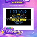 Free True Colors Free Puzzle Love Autism Quotes Free SVG - Instant Download