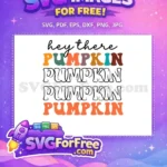 Free Retro Pumpkin Free Outline Text Autumn Quotes Free SVG - Instant Download