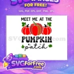 Free Red Orange Pumpkins Free Patch Green Leaves Autumn Quotes Free SVG - Instant Download
