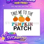 Free Vibrant Orange Pumpkins Free Charming Curly Stems Pumpkin Patch Quote Free SVG - Instant Download