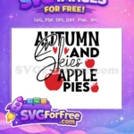 Free Autumn Skies Hearts Free Red Apple Pies Autumn Quotes Free SVG - Instant Download