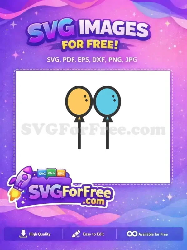 Free Playful Icons Design – Yellow & Blue Fun Graphics Download this free design: two charming, colorful icons, one yellow and one blue, with distinct dot patterns.