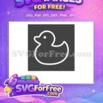 Free White Outline Free Cute Minimalist Baby Line Icons Free SVG - Instant Download