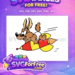 Free Wile E Coyote Free Red Rocket Baby Looney Tunes Free SVG - Instant Download
