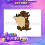 Free Grumpy Free Brown Baby Looney Tunes Cartoon Free SVG - Instant Download