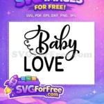 Free Black Cursive Free Bold Baby Onesies Quotes Free SVG - Instant Download