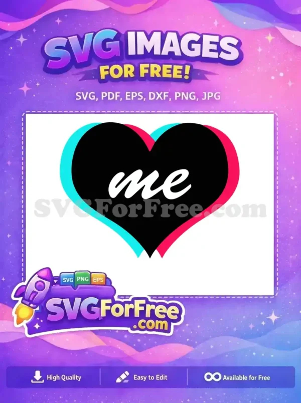 Free Cyan Accent Free Pink Side TikTok Free SVG Free Cyan Accent Free Pink Side TikTok Free SVG
