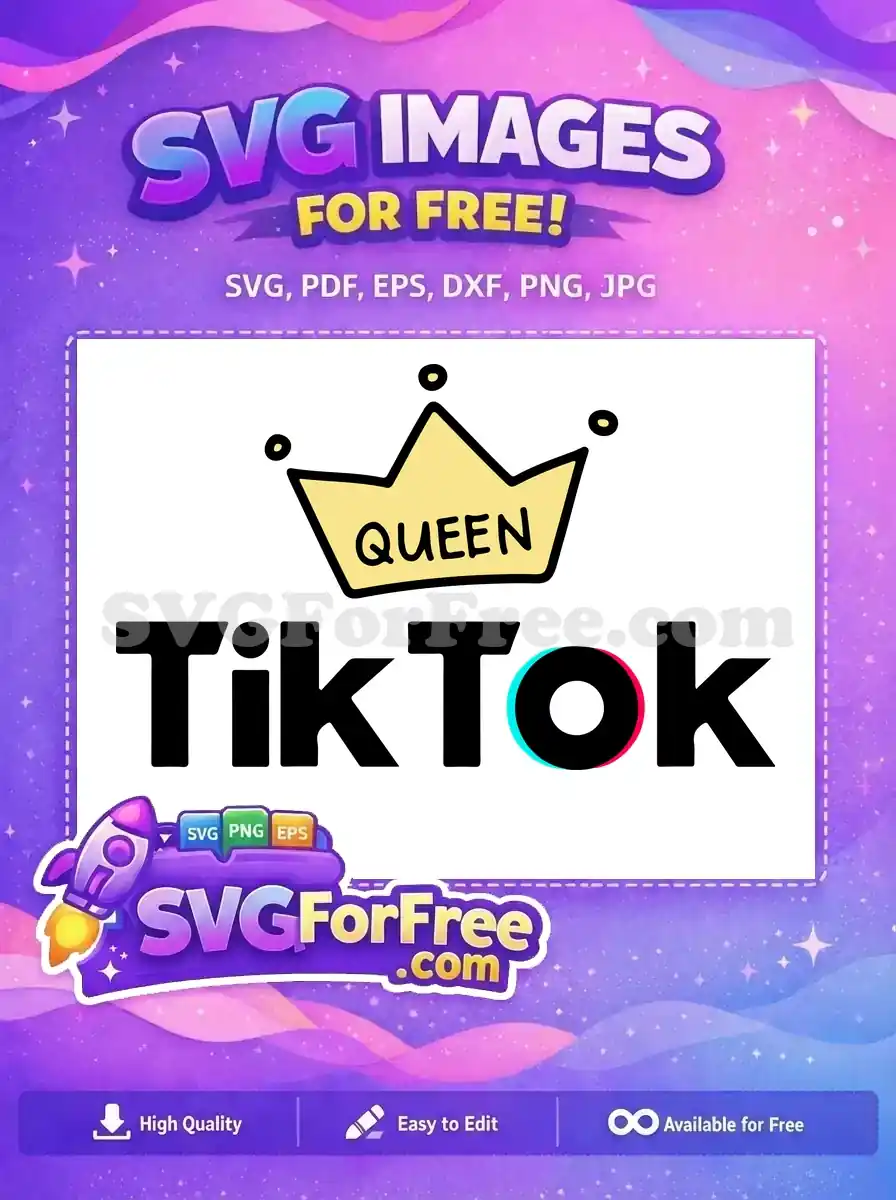 Free Queen Crown Free Yellow Icon TikTok Free SVG