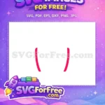 Free Lashes Pink Free Eyes TikTok Free SVG - Instant Download