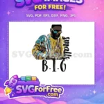Free Notorious BIG Sunglasses Free Card Playing TikTok Free SVG - Instant Download