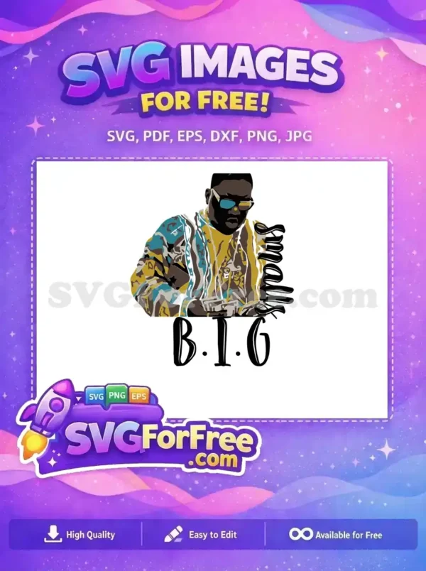 Free Notorious BIG Sunglasses Free Card Playing TikTok Free SVG