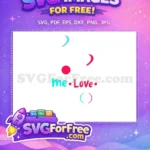 Free Hearts Music Free Me Love TikTok Free SVG - Instant Download