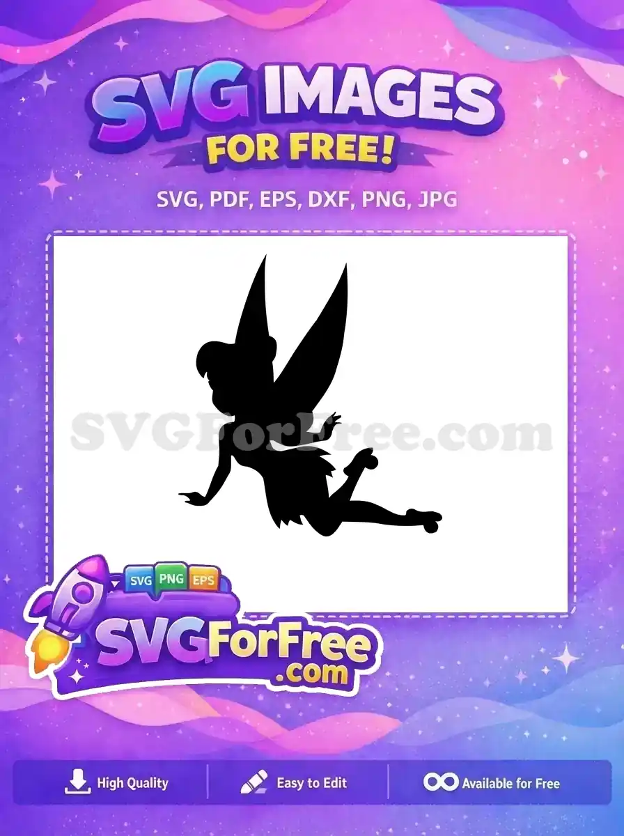 Free Joyful Face Free Pixie Dust TinkerBell Free SVG