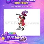 Free Captain Hook Spyglass Free Angry Face Peter Pan Free SVG - Instant Download