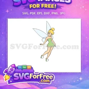 Free Blonde Bun Free Green Dress Tinkerbell Free SVG 1