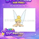 Free Smiling Tinker Bell Free Crossed Arms Peter Pan Free SVG - Instant Download