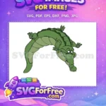 Free Green Scales Free Cartoon Crocodile Peter Pan Free SVG - Instant Download