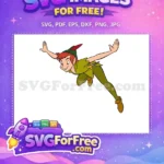 Free Flying Pose Free Sword Accessory Peter Pan Free SVG - Instant Download