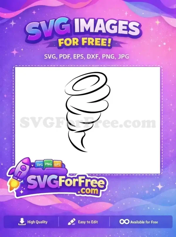 Free Swirling Wind Free Abstract Design Tornado Free SVG