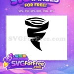 Free Black Tornado Free Swirl Category 1 Free SVG - Instant Download