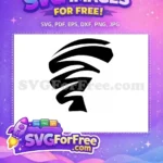 Free Black Tornado Silhouette Free Abstract Shape 1 Free SVG - Instant Download